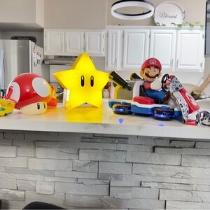 Mario Kart Toy Set with Star Light